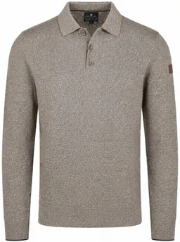 State of Art State of Art Pullover Polokragen Einfarbig Beige - Größe L – Produktbild 1 von 1