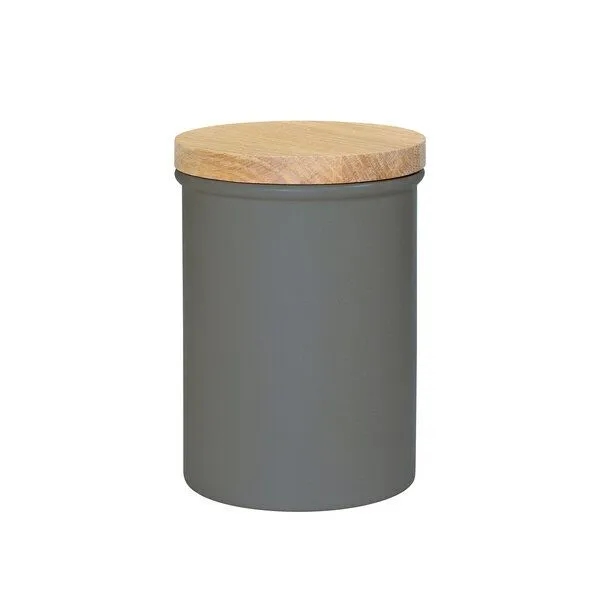 Treusinn Treusinn Keramikdose LEKKA 100% lebensmittelecht glasiert, Grau, – Produktbild 1 von 2