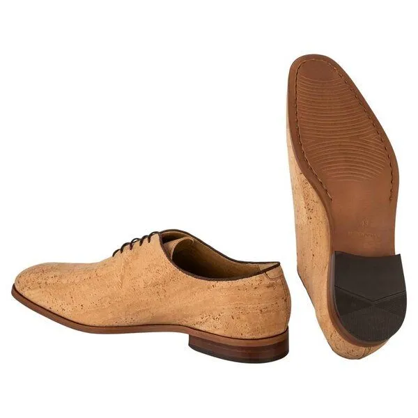 Kork-Deko Kork-Deko eleganter Herren Schuh aus Kork | vegan | nachhaltig | Gr. 40-46 – Produktbild 2 von 4