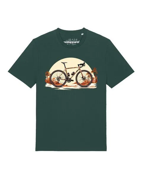 watapparel watapparel T-Shirt Unisex Gravelbike, Glazed green, – Produktbild 1 von 2