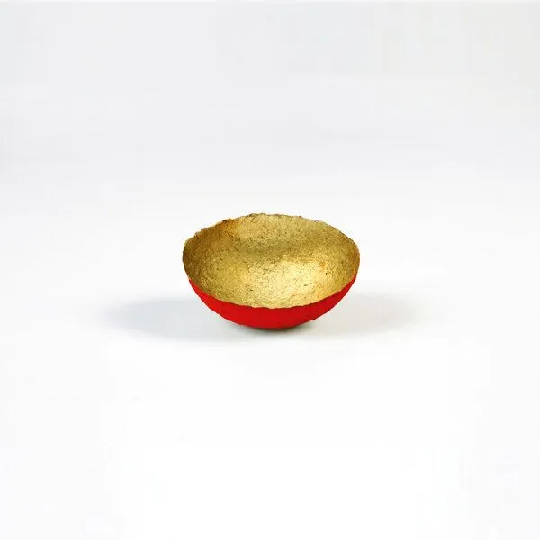 Sundara Sundara Schmuck- / Dekoschälchen, Rot, – Produktbild 6 von 7