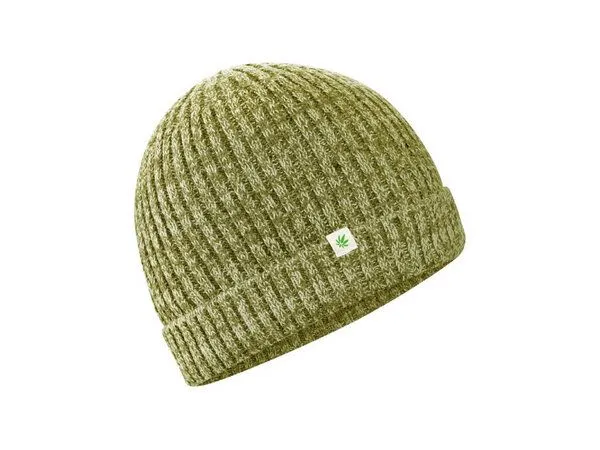HempAge HempAge Strickmütze Hanf/Bio-Baumwolle, Fern/grau, – Produktbild 2 von 3
