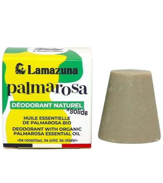Lamazuna Lamazuna Festes Deodorant mit Palmarosa-Öl – Produktbild 1 von 3