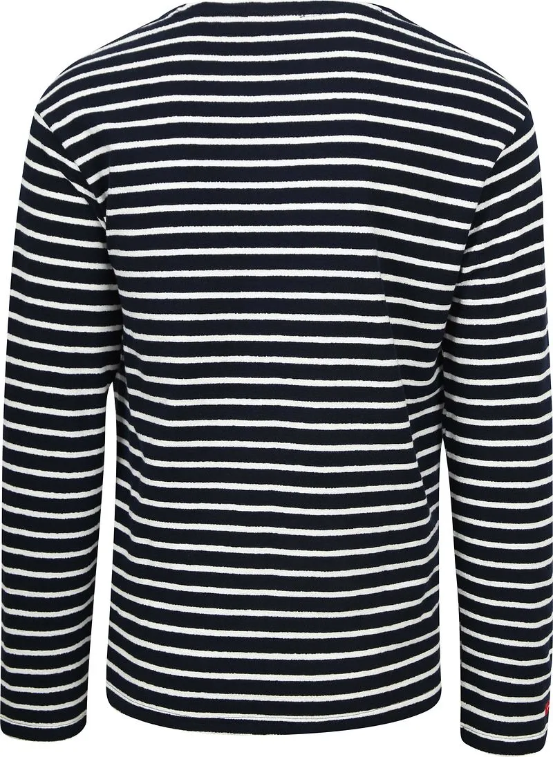 Scotch and Soda Scotch and Soda Pullover Bandana Dunkelblau Gestreift, Dunkelblau, – Produktbild 1 von 4