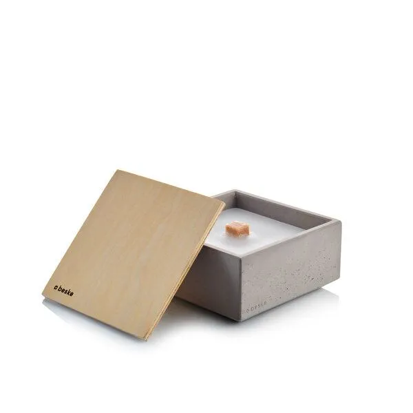 beske Betonfeuer® Beske-Manufaktur ´Meru´ M Dauerdocht Kerzenwachsrecycling – Produktbild 2 von 4