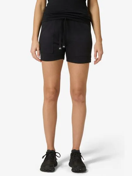 Super.Natural Super.Natural kurze Jogginghose BIO SHORTS für Damen, Merino, Jet black, – Produktbild 2 von 4