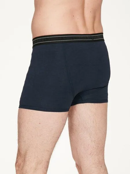 Thought Thought Arthur Plain Bambus Boxers, Black, – Produktbild 2 von 4