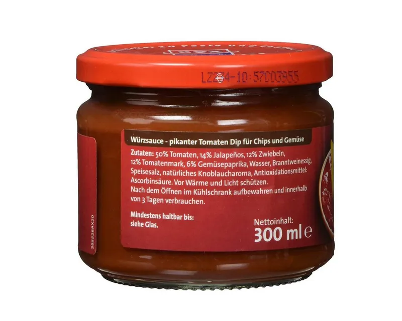 XOX XOX Knabberei, XOX Salsa Dip pikant fruchtiger Tomatendip mit angenehmer Würze 300ml – Produktbild 2 von 3