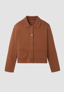 recolution Recolution Damen vegan Overshirt Von Celosia In Cognac-Braun – Produktbild 1 von 1