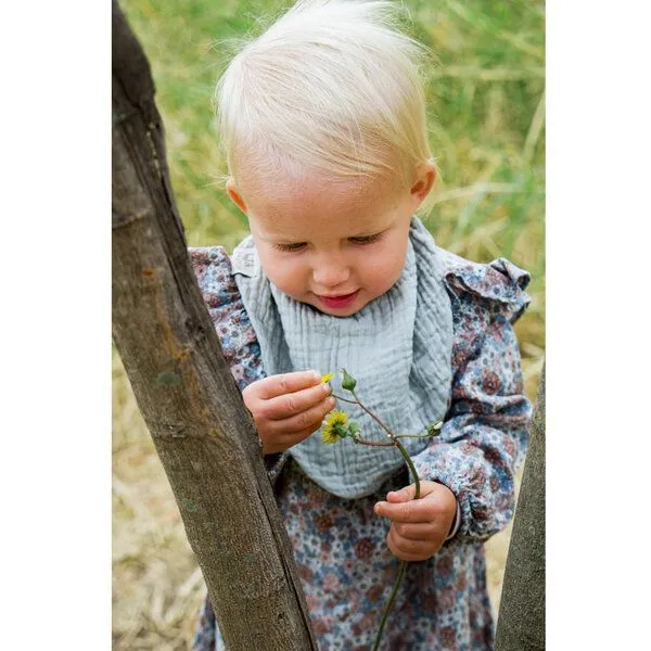 Hutch&Putch Hutch&Putch Musselin Lätzchen - Dreieckstuch mit Druckknopf für Baby (0-2 Jahre) aus 100% Bio-Baumwolle, Aquamarine, – Produktbild 1 von 4