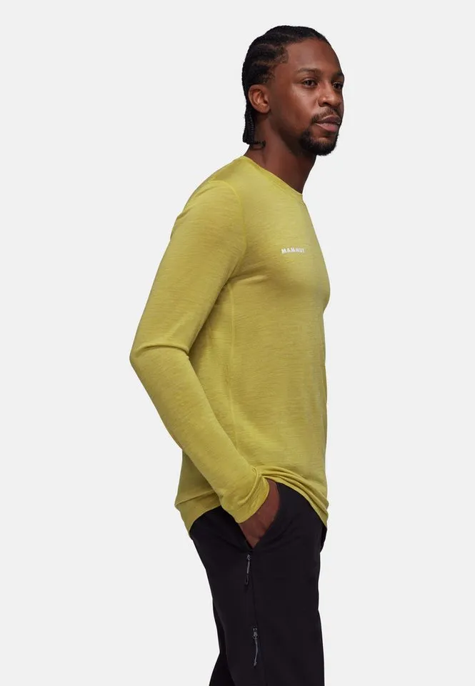 Mammut Mammut Longsleeve Tree Wool FL Longsleeve Men, Grün, – Produktbild 4 von 5