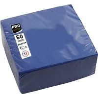 ProNappe 50 ProNappe Cocktail-Servietten 20 x 20 cm, marineblau – Produktbild 1 von 1