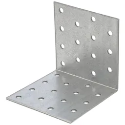 Alberts ALBERTS Lochplattenwinkel, sendzimirverzinkt, TxHxB 80x80x80x2 mm – Produktbild 1 von 1
