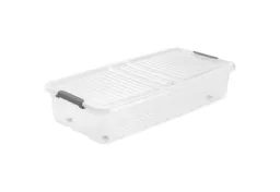 Keeeper Keeeper Unterbettbox mit Rollen "Lea" 77 x 38 x 16 cm, 33 l, natural transparent – Produktbild 1 von 1
