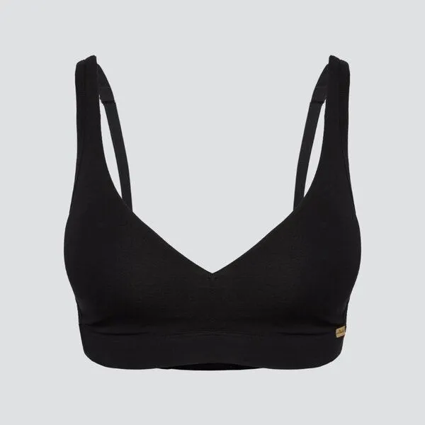 comazo|earth comazo|earth Fairtrade Triangel-BH | GOTS zertifiziert, Schwarz, – Produktbild 3 von 4