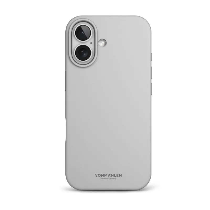VONMÄHLEN VONMÄHLEN Soft Silikon Case für iPhone 17 Light Gray – Produktbild 3 von 5