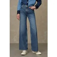 Kings Of Indigo Kings Of Indigo Jeans Wide flare Fit - Jane - aus recycelter Baumwolle, Blau (eco recyceld blue used), – Produktbild 1 von 1