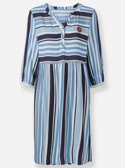 Witt Druckkleid marine-himmelblau-gestreift – Produktbild 1 von 1