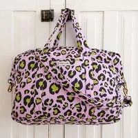KIKOONI KIKOONI handgefertigte große Reisetasche " TRAVELER BAG ", Oh leo cosmic lilac, – Produktbild 1 von 1