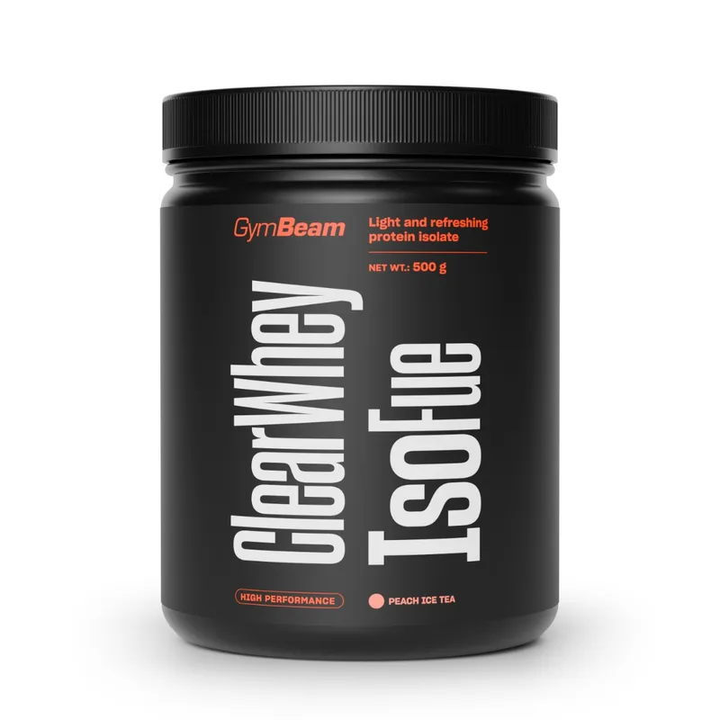 GymBeam OG1 GymBeam Clear Whey IsoFue 500 g Pfirsich Eistee – Produktbild 1 von 1
