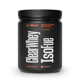 GymBeam OG1 GymBeam Clear Whey IsoFue 500 g Pfirsich Eistee – Produktbild 1 von 1