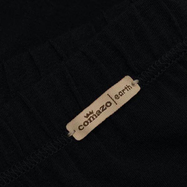 comazo|earth comazo|earth Fairtrade Basic Caprihose | GOTS zertifiziert, Schwarz, – Produktbild 2 von 4