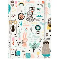 Sammelmappe "Wildlife", DIN A4 mit Gummizug, 3 Einschlagklappen, Recyclingkarton 500 g/m² – Produktbild 1 von 1
