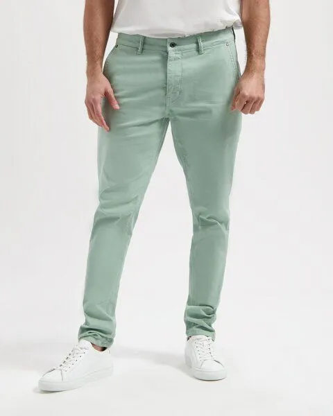 Kuyichi Kuyichi Chino-Hose Dexter Soft, Petrol, – Produktbild 4 von 4