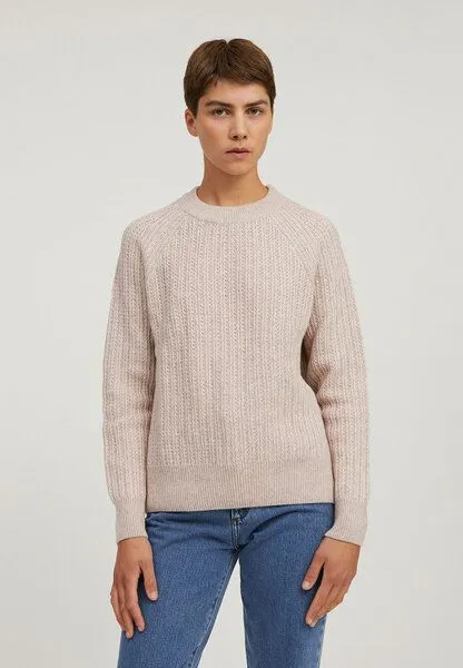 ARMEDANGELS ARMEDANGELS HINAA - Damen Pullover aus Bio-Woll Mix, Light caramel melange, – Produktbild 1 von 4