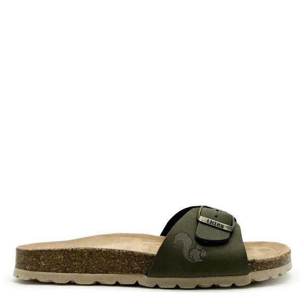 thies Vegane thies ® Eco Bio Strap Sandale aus rec. PET mit ergonomischem Fussbett, Seaweed, – Produktbild 1 von 4