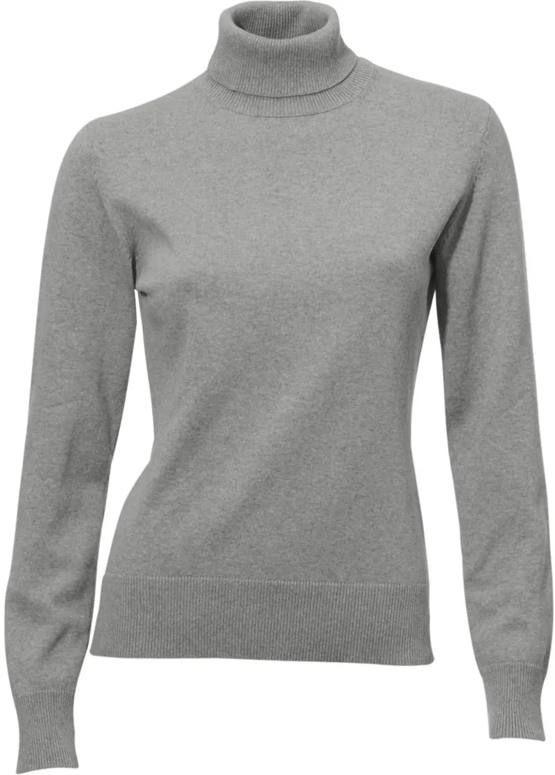 heine Rollkragenpullover, Grau-melange, – Produktbild 2 von 2
