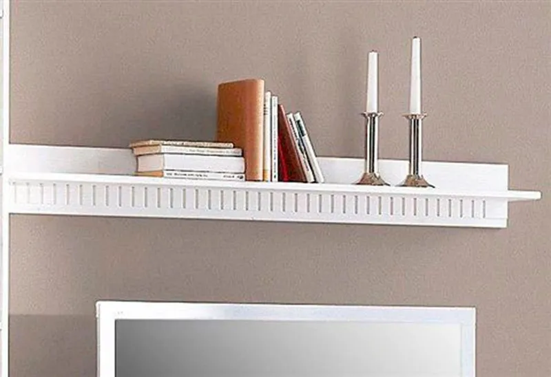 OTTO home Wandboard Cubrix, aus massivem Kiefernholz, in zwei unterschiedlichen Breiten, Weiß, – Produktbild 2 von 5