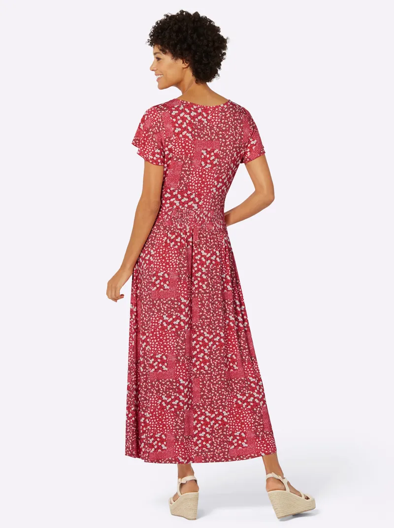 Witt Jerseykleid, Erdbeere-champagner-bedruckt, – Produktbild 1 von 2