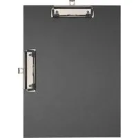 Exacompta 10 Exacompta Klemmbretter mit Doppelclip links und oben, DIN A4, schwarz – Produktbild 1 von 1