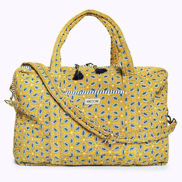 KIKOONI KIKOONI handgefertigte große Reisetasche TRAVELER BAG, Desert flower, – Produktbild 1 von 4