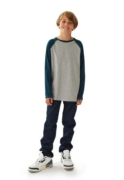 Band of Rascals Band of Rascals Raglan Longsleeve, Dark-petrol, – Produktbild 6 von 7