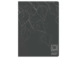 Zettler Zettler Taschenkalender aus Recyclingpapier, 2027 anthrazit – Produktbild 1 von 1