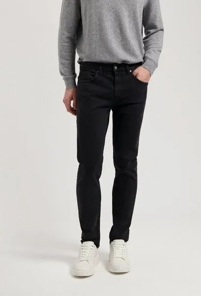 MUD Jeans MUD Jeans Herren Jeans Slim Fit "Rick - Stone Black", Black, – Produktbild 5 von 5