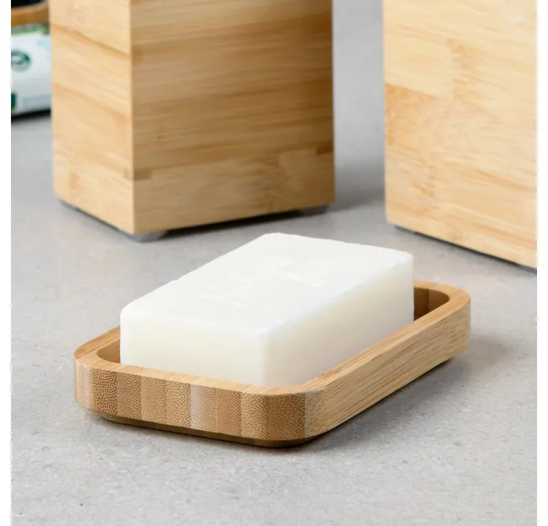 Kesper Kesper Seifenschale Seifenschale aus Bambus FSC, Maße (LxBxH): 13 x 9 x 2 cm, 1-St. – Produktbild 1 von 2