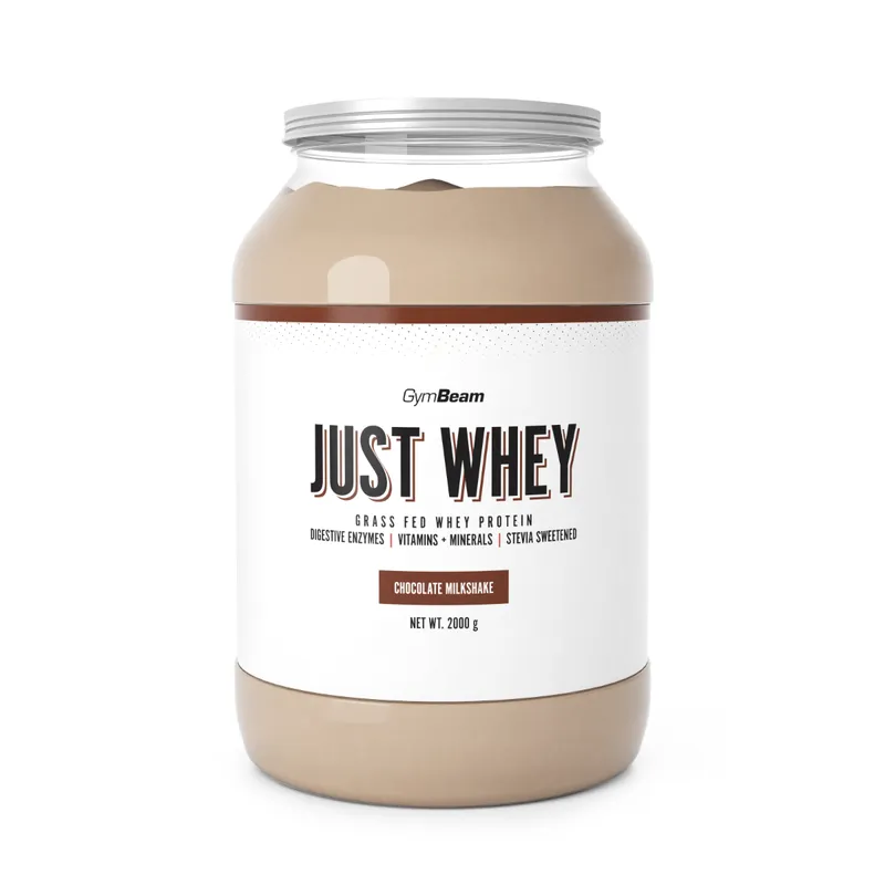 GymBeam GymBeam Just Whey Molkenprotein aus Weidemilch 2000 g Schokoladenmilchshake – Produktbild 1 von 1