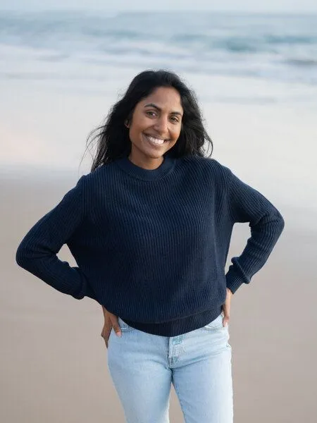 FUXBAU FUXBAU 4Seasons Frauen Strickpullover, Navy, – Produktbild 2 von 4