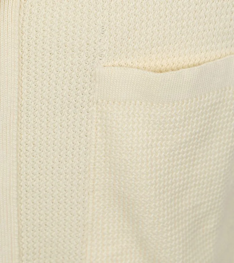 KnowledgeCotton Apparel KnowledgeCotton Apparel Knitted Top Off White - Größe L, Weiß, – Produktbild 3 von 3