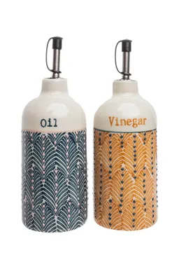 Tranquillo Essig- & Ölflasche MIIX'N'MATCH Orange – Steinzeug & Edelstahl - orange – Produktbild 1 von 1