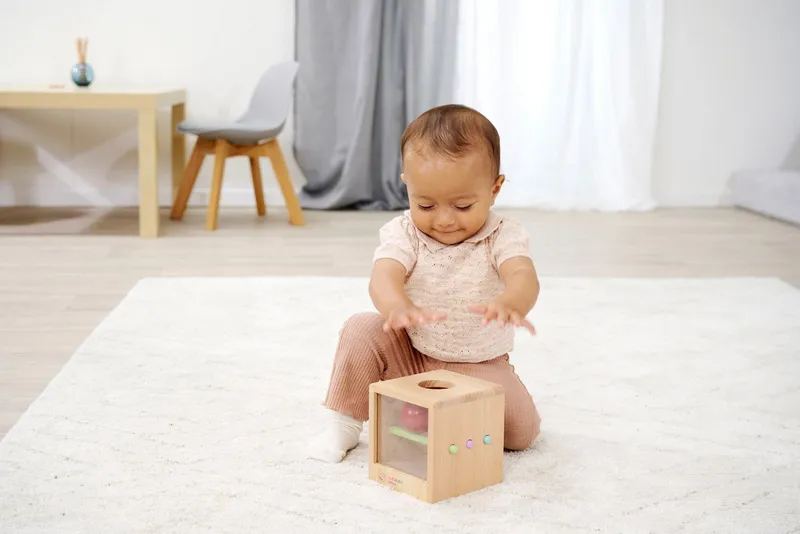 eichhorn eichhorn Lernspielzeug Montessori Box mit Kugeln, Bunt, – Produktbild 4 von 5