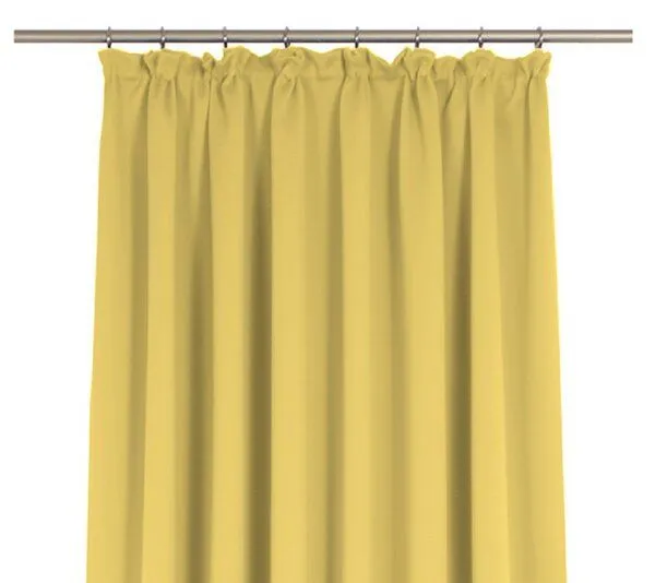 Nature by Adam Nature by Adam Vorhang aus 100% Bio-Baumwolle - Made in Germany - Uni Collection light, Gelb, – Produktbild 1 von 7