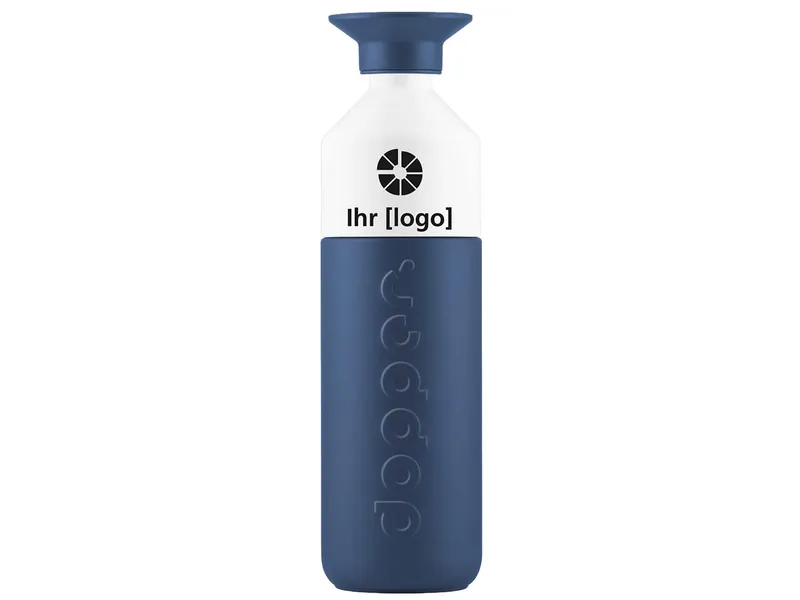 Dopper Dopper Isolierflasche "Insulated" 1 l inkl. 1-farbigem Aufdruck, breaker blue – Produktbild 1 von 1