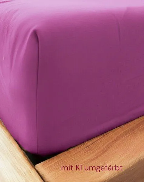 körber mode körber mode Bettlaken reiner europäischer Hanf, Betttuch Einzelbett 90x200, Pink, – Produktbild 2 von 2