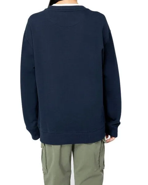YTWOO YTWOO Umweltfreundliches Unisex French-Terry Sweatshirt mit hängenden Schultern, Navy, – Produktbild 4 von 4