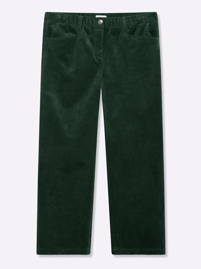 sheego Cordhose, Moos, – Produktbild 1 von 2