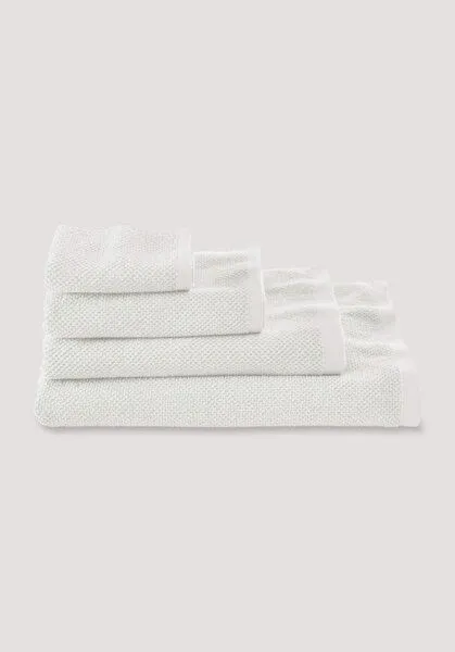 hessnatur hessnatur Frottier-Handtuch mit Reiskornstruktur aus reiner Bio-Baumwolle, Naturweiss, – Produktbild 5 von 5